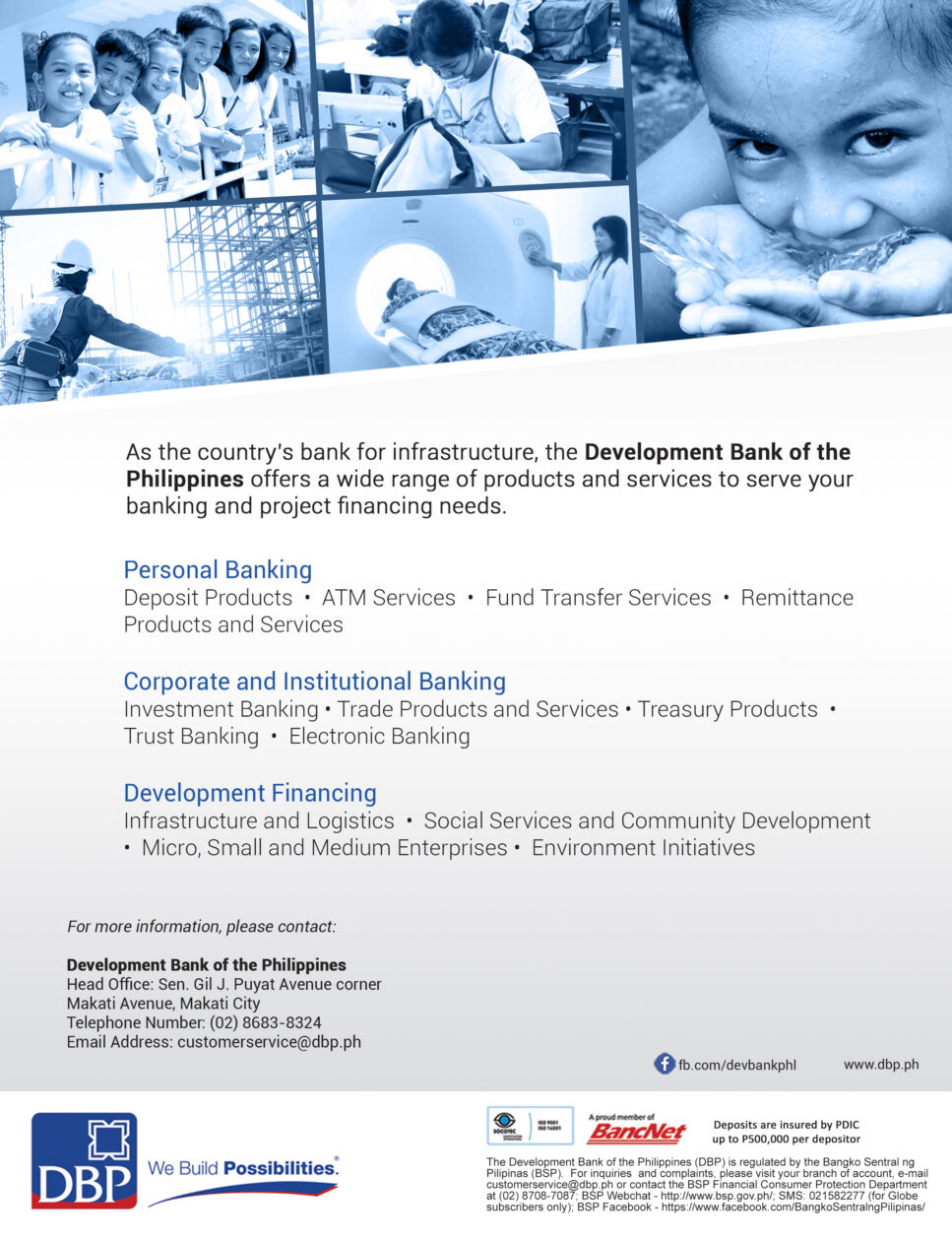 Development Bank of the Philippines banner